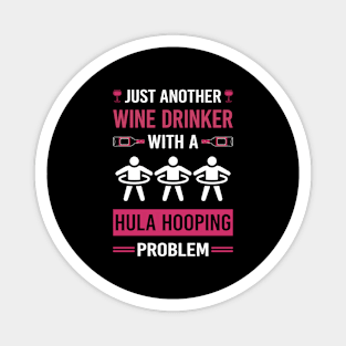 Wine Drinker Hula Hooping Magnet